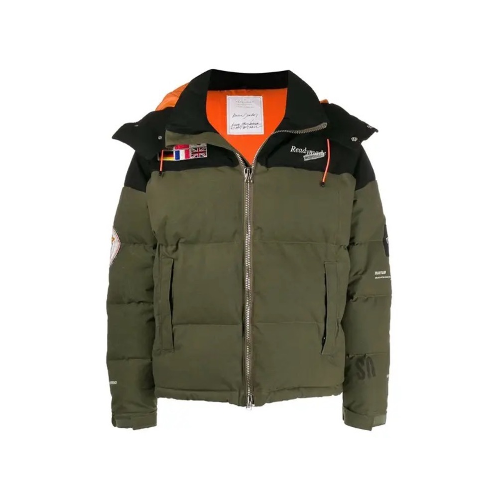 Readymade Flag Patch Puffer Jacket